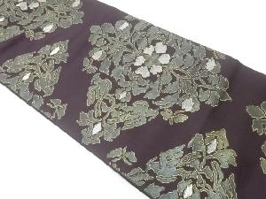 花鳥模様織出し全通袋帯